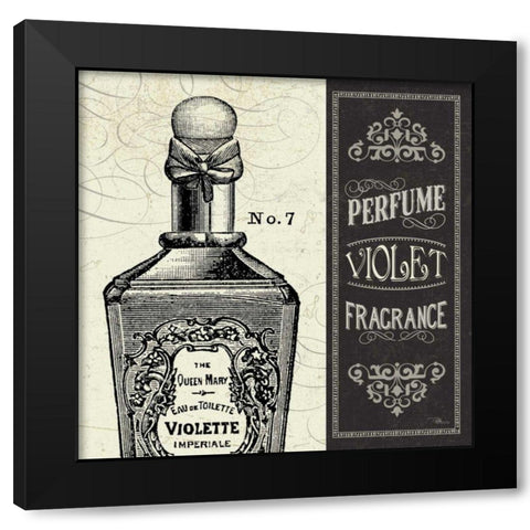 Parfum II Black Modern Wood Framed Art Print by Pela Studio