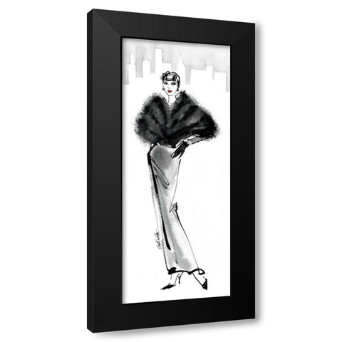 Fifties Fashion I with Red Black Modern Wood Framed Art Print by Tavoletti, Anne