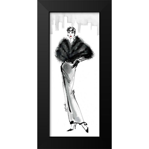 Fifties Fashion I with Red Black Modern Wood Framed Art Print by Tavoletti, Anne