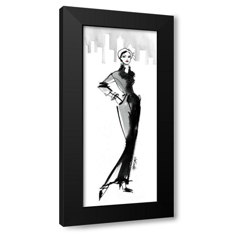 Fifties Fashion III with Red Black Modern Wood Framed Art Print by Tavoletti, Anne