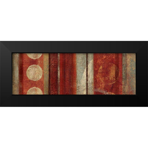 Bora Black Modern Wood Framed Art Print by Silva, Roque