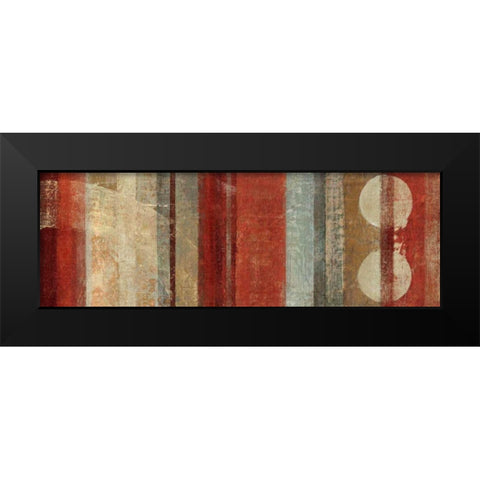 Kuna Black Modern Wood Framed Art Print by Silva, Roque