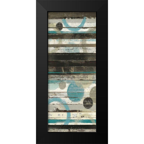 Blue Zephyr I Black Modern Wood Framed Art Print by Schick, Mike