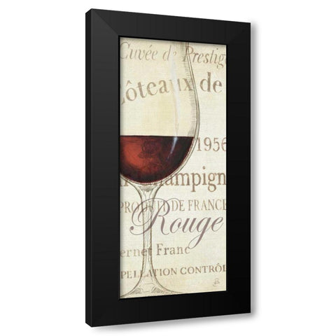 Les Rouge Black Modern Wood Framed Art Print with Double Matting by Brissonnet, Daphne