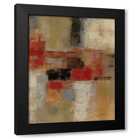 Intersection Crop II Black Modern Wood Framed Art Print with Double Matting by Vassileva, Silvia