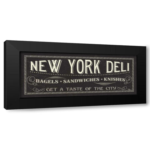 Lunchtime III Black Modern Wood Framed Art Print with Double Matting by Pela Studio