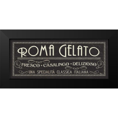 Lunchtime IV Black Modern Wood Framed Art Print by Pela Studio