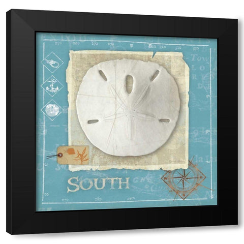 Points West Black Modern Wood Framed Art Print with Double Matting by Aldrich, Belinda