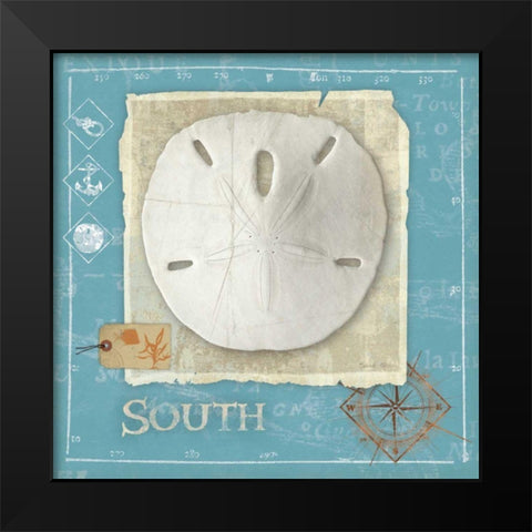 Points West Black Modern Wood Framed Art Print by Aldrich, Belinda