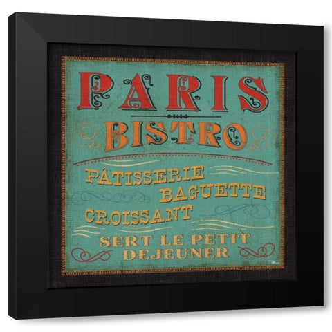 Lunchtime in Color I Black Modern Wood Framed Art Print by Pela Studio
