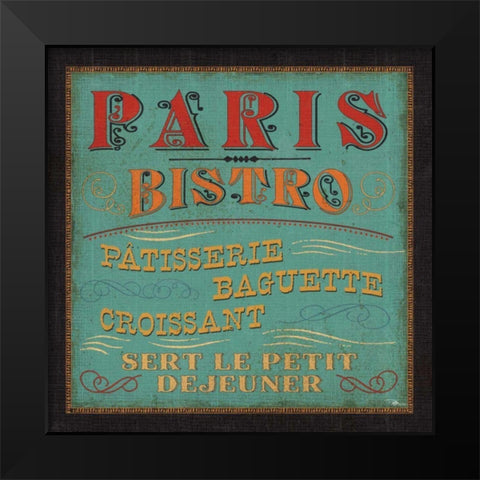 Lunchtime in Color I Black Modern Wood Framed Art Print by Pela Studio