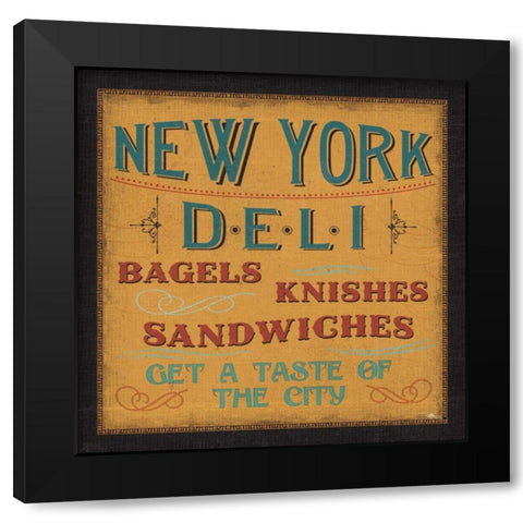 Lunchtime in Color III Black Modern Wood Framed Art Print with Double Matting by Pela Studio