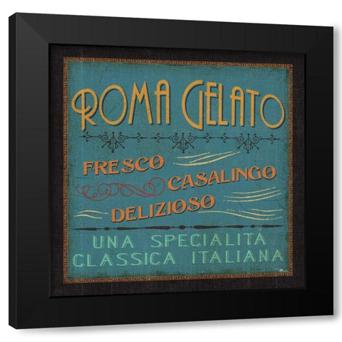 Lunchtime in Color IV Black Modern Wood Framed Art Print with Double Matting by Pela Studio