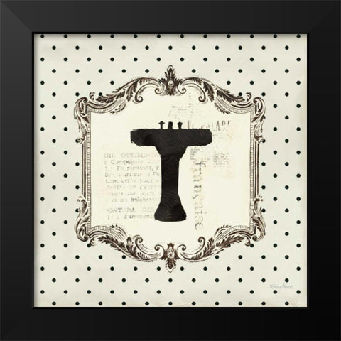 Cartouche Sink Black Modern Wood Framed Art Print by Adams, Emily