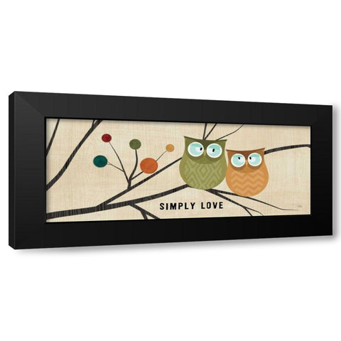 Flying Colors I Black Modern Wood Framed Art Print with Double Matting by Pela