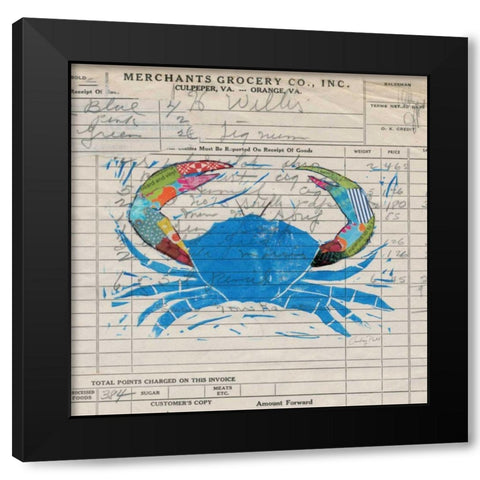 Fresh from the Sea I Black Modern Wood Framed Art Print by Prahl, Courtney