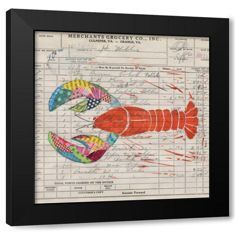 Fresh from the Sea II Black Modern Wood Framed Art Print by Prahl, Courtney