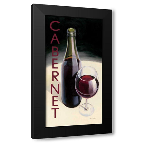 Cabernet Black Modern Wood Framed Art Print by Fabiano, Marco