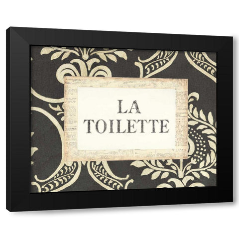 La Toilette Black Modern Wood Framed Art Print with Double Matting by Adams, Emily