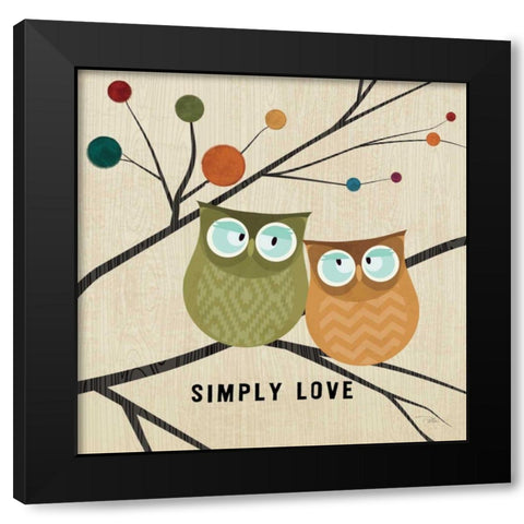 Flying Colors I Black Modern Wood Framed Art Print with Double Matting by ERR, Pela
