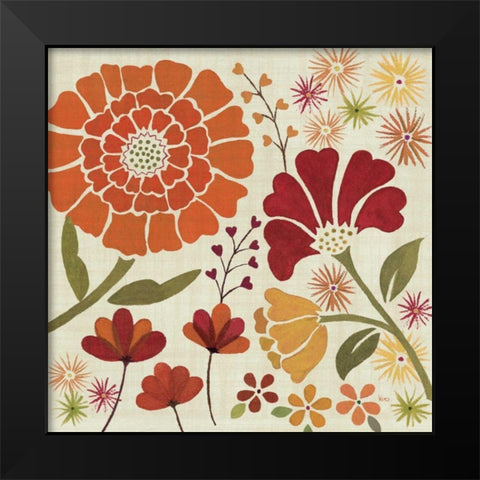 Spice Garden II Black Modern Wood Framed Art Print by Charron, Veronique