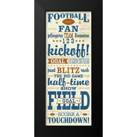 Sport Lover I Brown Black Modern Wood Framed Art Print by Pela Studio