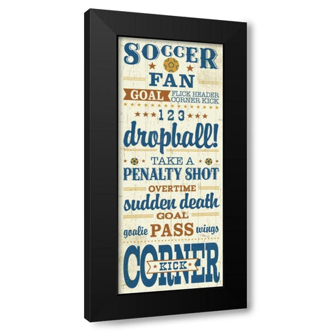 Sport Lover III Brown Black Modern Wood Framed Art Print by Pela Studio