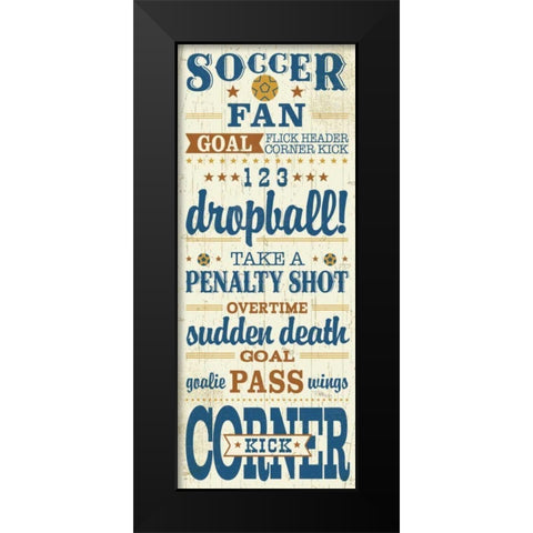 Sport Lover III Brown Black Modern Wood Framed Art Print by Pela Studio
