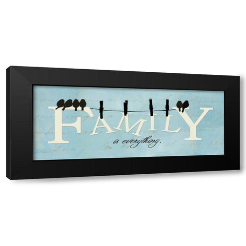 Well Said II Black Modern Wood Framed Art Print with Double Matting by ERR, Pela