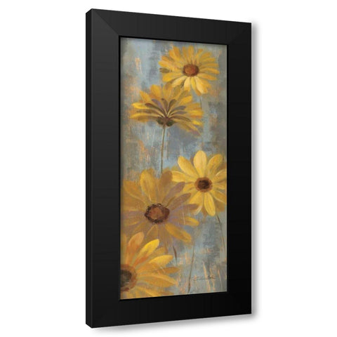 Yellow Gerberas II Black Modern Wood Framed Art Print by Vassileva, Silvia