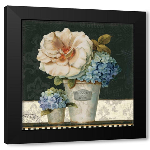 French Vases II Black Modern Wood Framed Art Print with Double Matting by Audit, Lisa