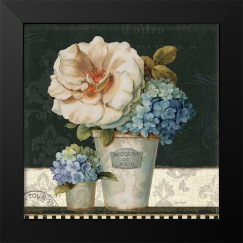 French Vases II Black Modern Wood Framed Art Print by Audit, Lisa