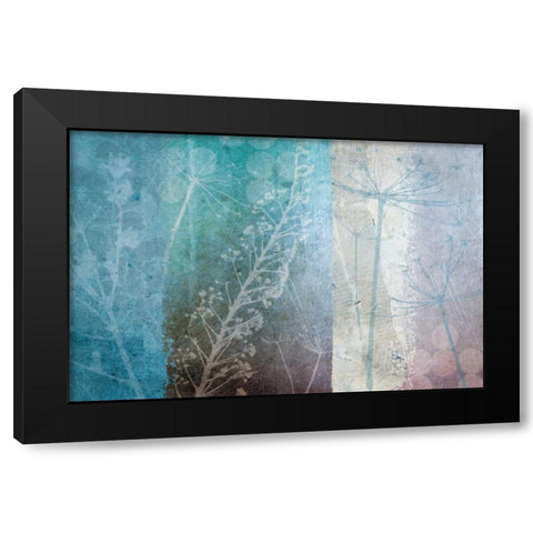 Ethereal Black Modern Wood Framed Art Print with Double Matting by Wild Apple Portfolio