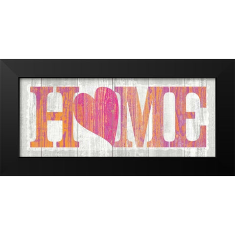 Driftwood Home Black Modern Wood Framed Art Print by Schlabach, Sue