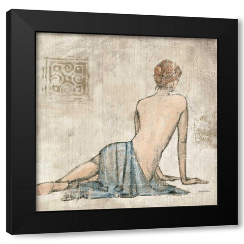 Figure Study I Black Modern Wood Framed Art Print by Tillmon, Avery