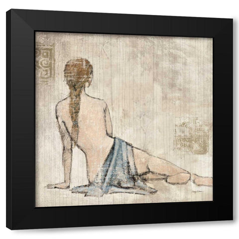 Figure Study II Black Modern Wood Framed Art Print with Double Matting by Tillmon, Avery
