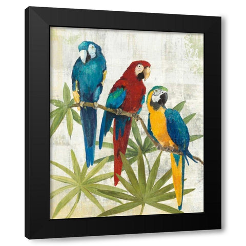 Birds of a Feather II Black Modern Wood Framed Art Print with Double Matting by Tillmon, Avery