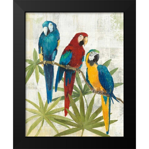 Birds of a Feather II Black Modern Wood Framed Art Print by Tillmon, Avery