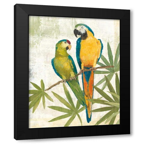 Birds of a Feather III Black Modern Wood Framed Art Print with Double Matting by Tillmon, Avery