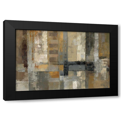 One Way Street Black Modern Wood Framed Art Print by Vassileva, Silvia