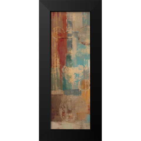 Oriental Trip Panel I Black Modern Wood Framed Art Print by Vassileva, Silvia