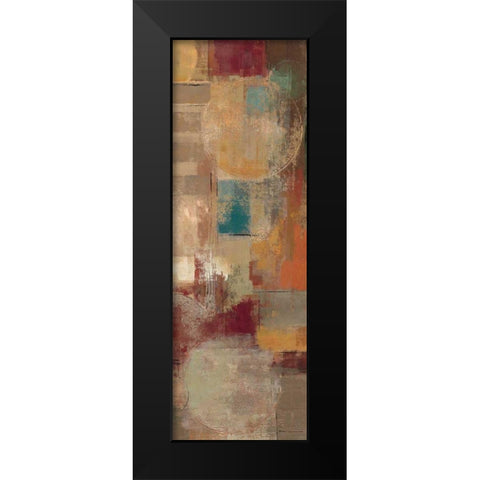 Oriental Trip Panel II Black Modern Wood Framed Art Print by Vassileva, Silvia