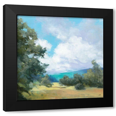 Hedgerow I Black Modern Wood Framed Art Print by Purinton, Julia