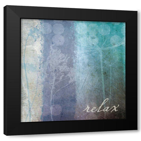 Ethereal Inspirational Square II Black Modern Wood Framed Art Print with Double Matting by Wild Apple Portfolio