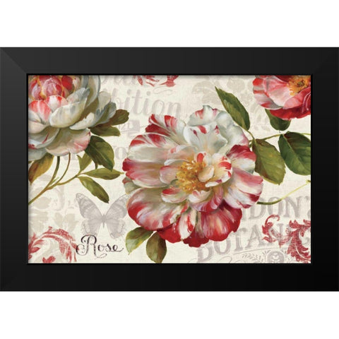Spring Flair I Black Modern Wood Framed Art Print by Audit, Lisa