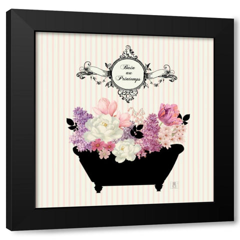 Bain du Jardin II no Border  Black Modern Wood Framed Art Print by Mousseau, Studio