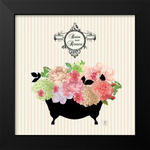 Bain du Jardin III no Border  Black Modern Wood Framed Art Print by Mousseau, Studio