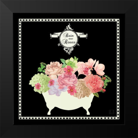 Bain du Jardin III Black Black Modern Wood Framed Art Print by Mousseau, Studio