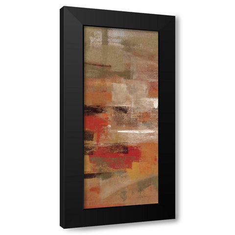Flamenco Steps Panel I Black Modern Wood Framed Art Print with Double Matting by Vassileva, Silvia