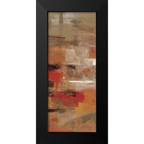 Flamenco Steps Panel I Black Modern Wood Framed Art Print by Vassileva, Silvia